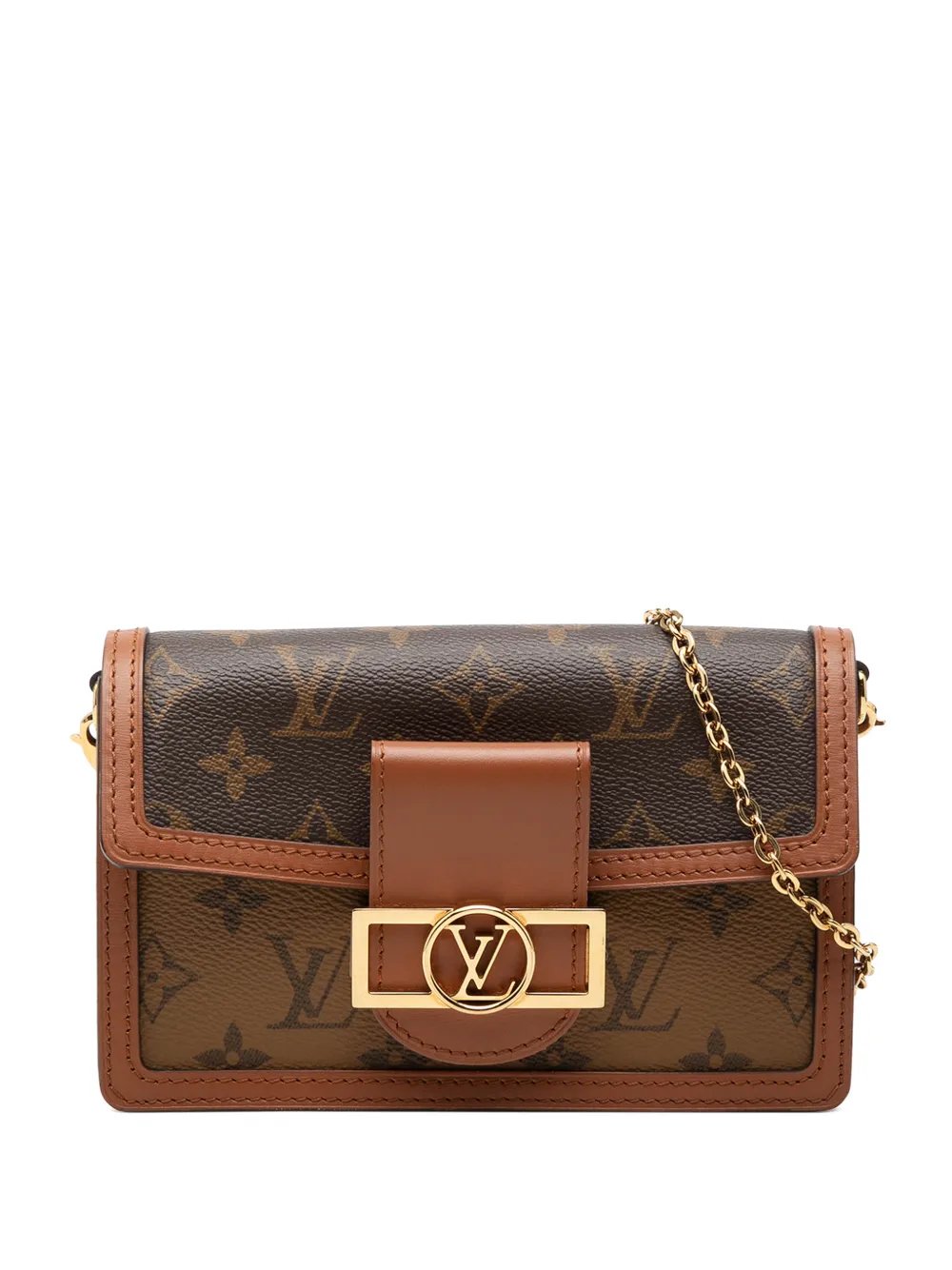 2021-2026 Monogram Reverse Dauphine Wallet on Chain crossbody bag