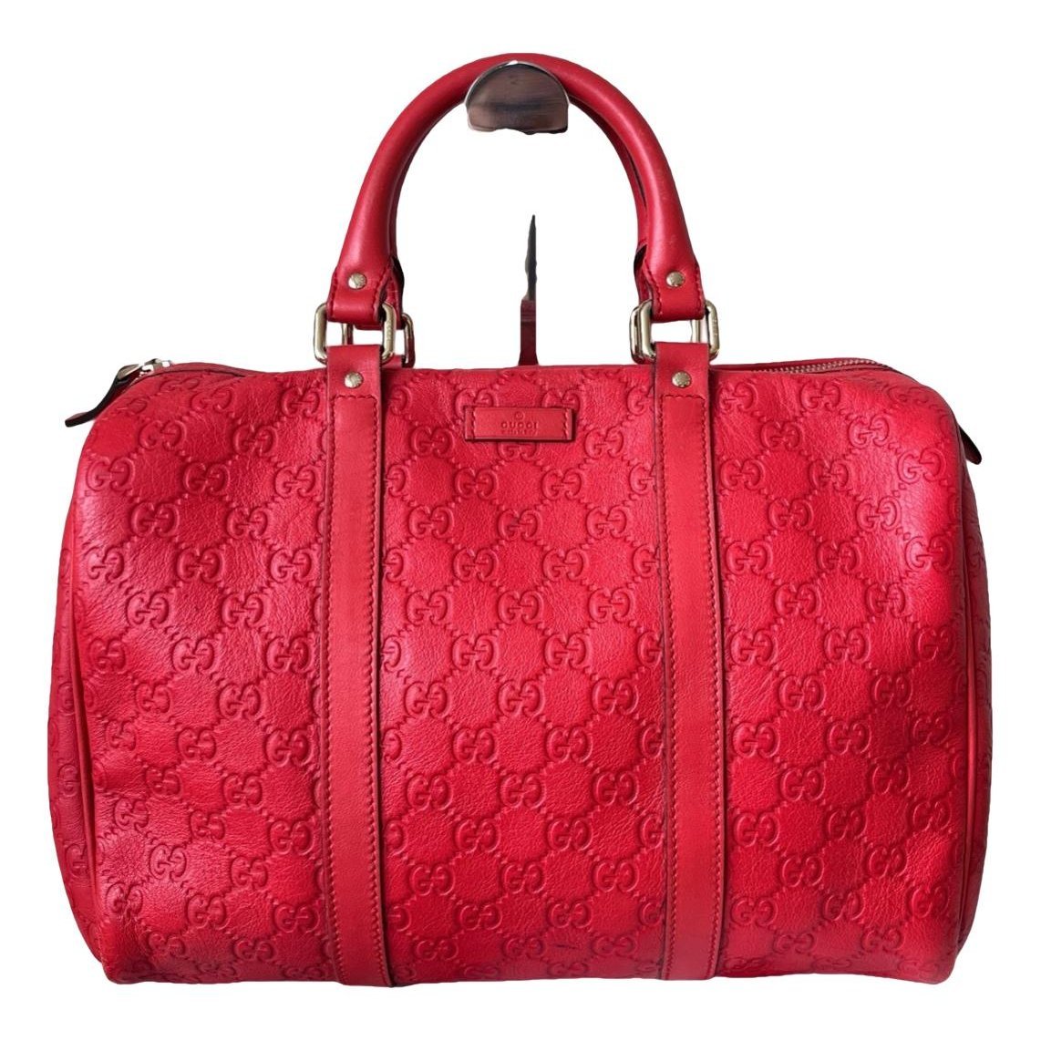Boston leather handbag