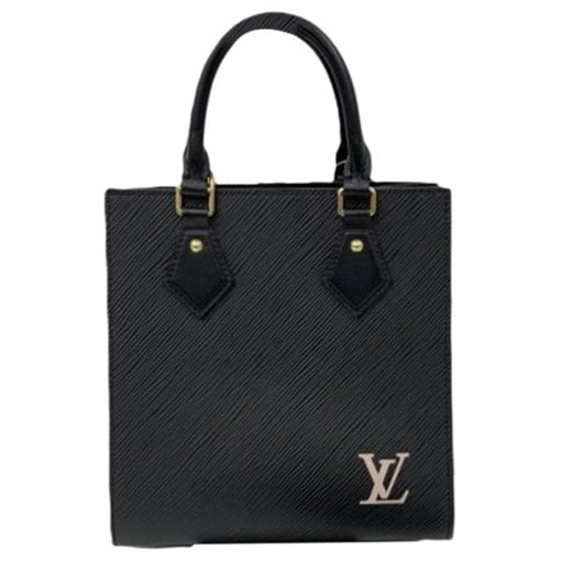 Plat leather handbag