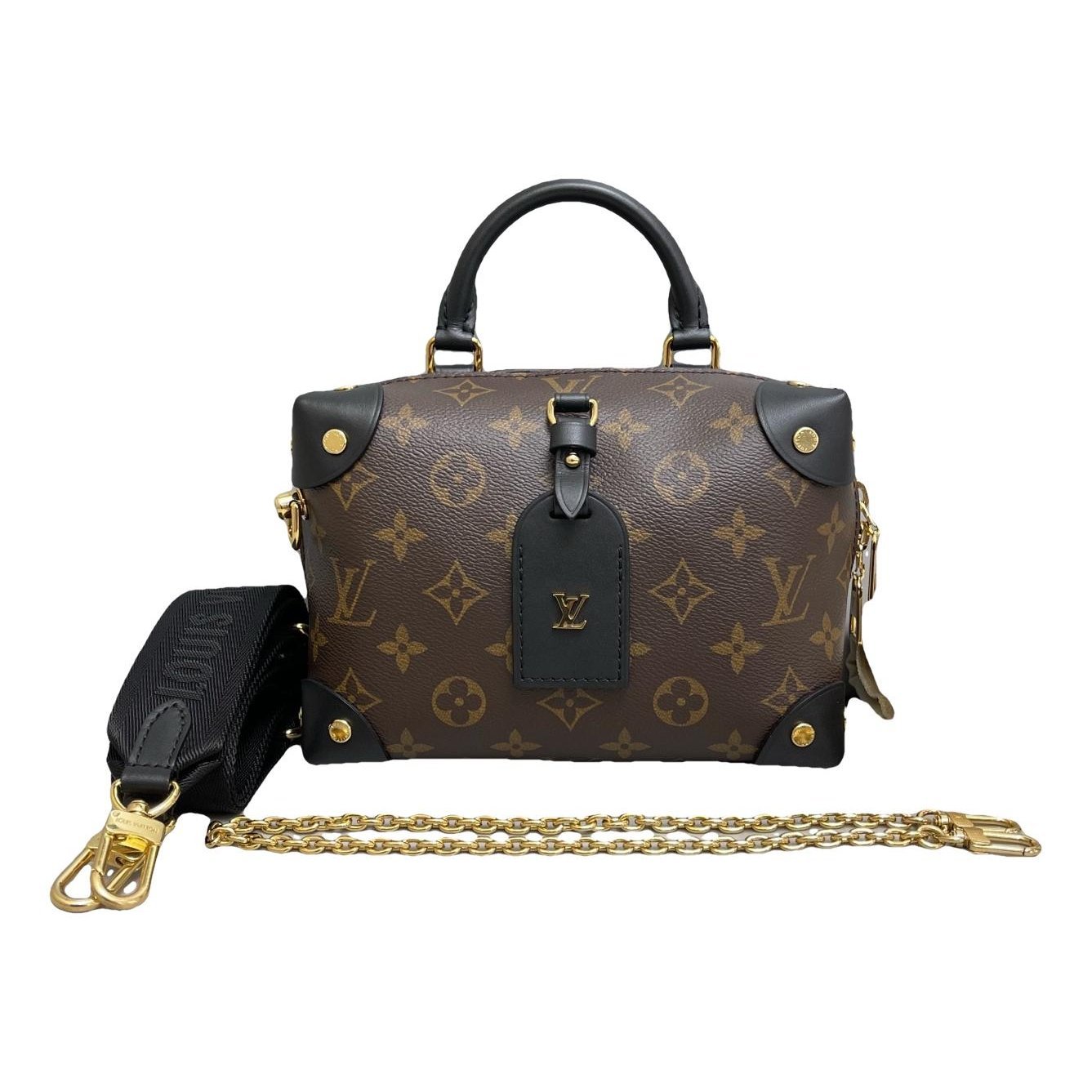 Petite Malle Souple leather handbag