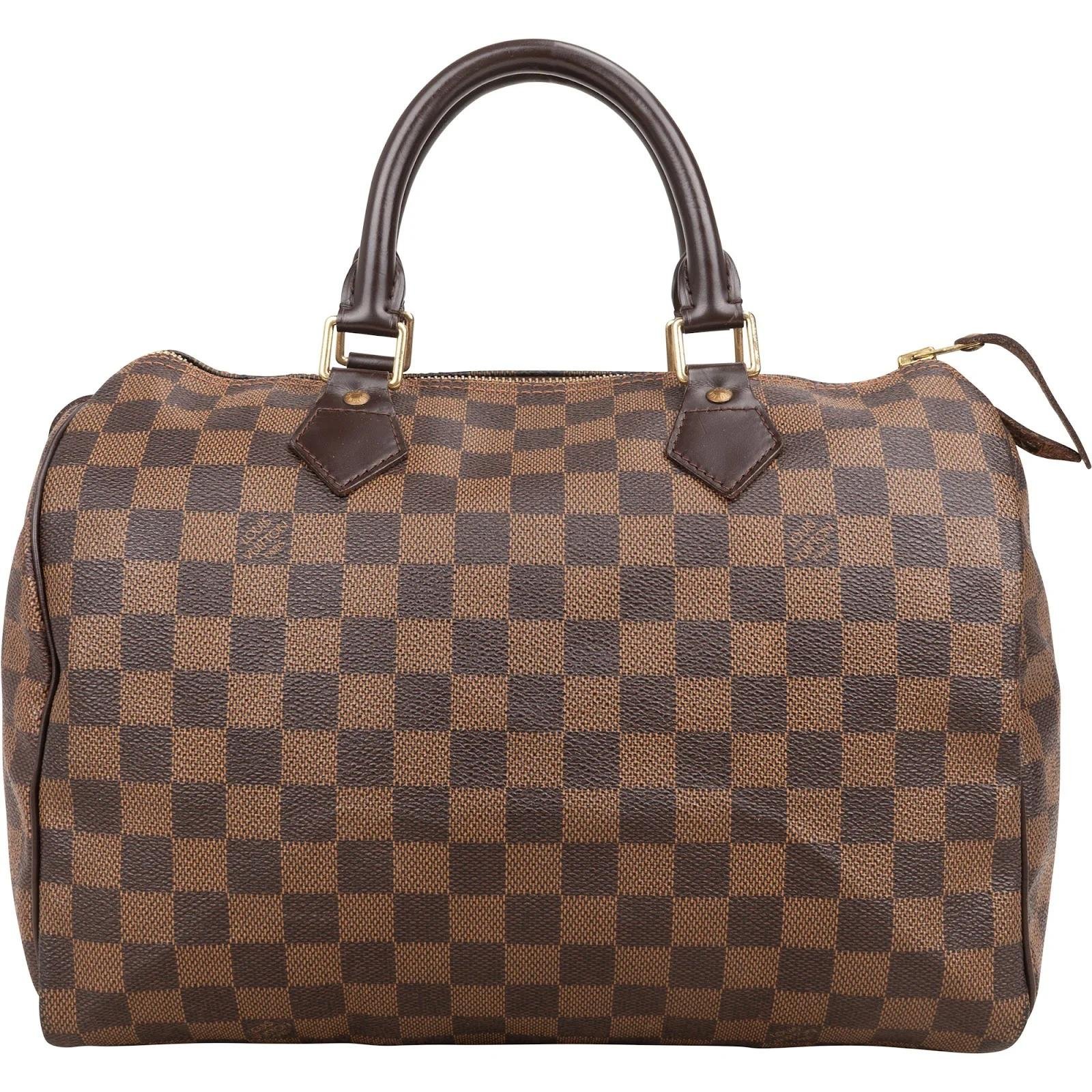 Speedy leather handbag