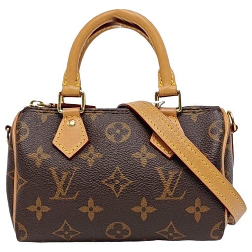 Nano Speedy / Mini HL leather handbag