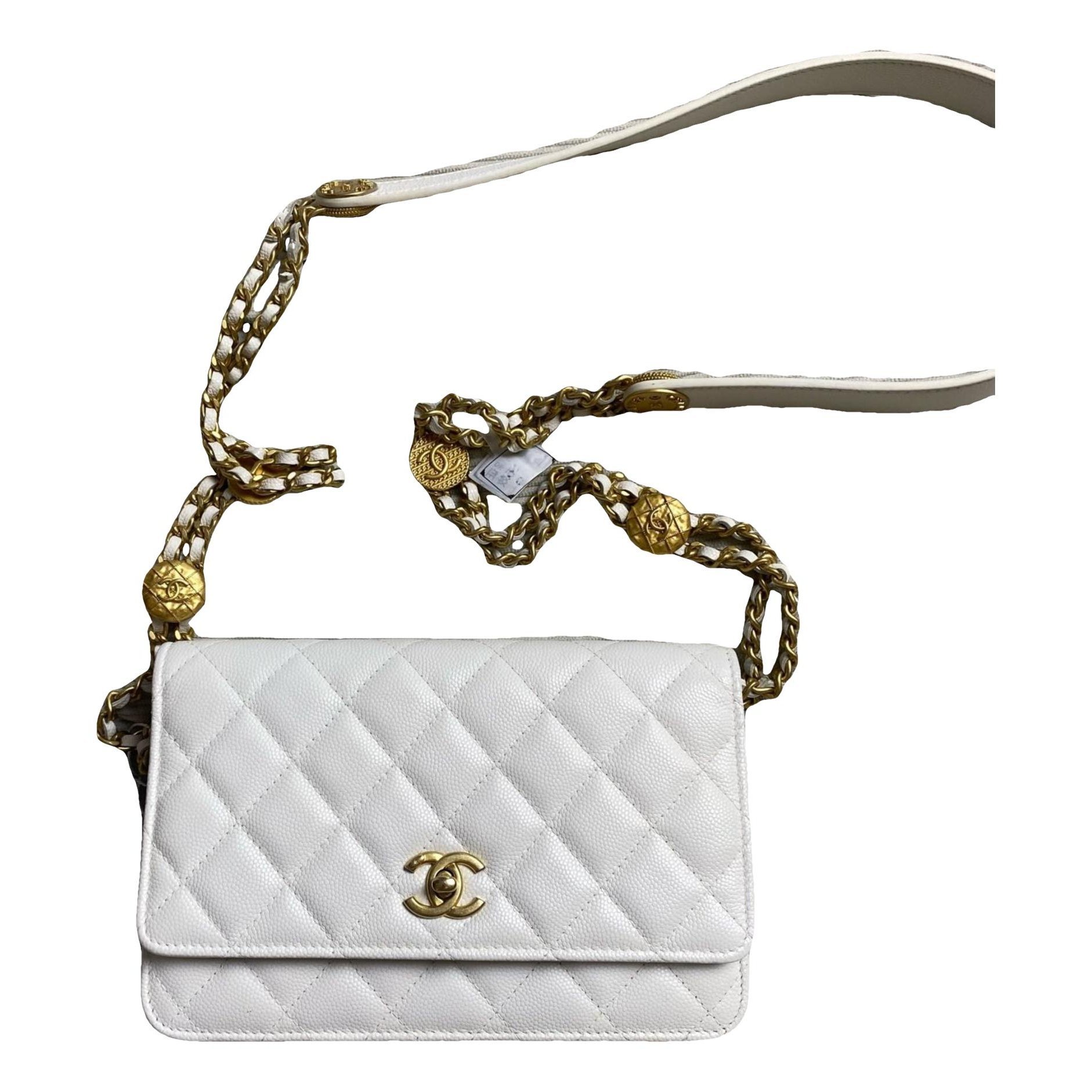Wallet On Chain Timeless/Classique leather crossbody bag
