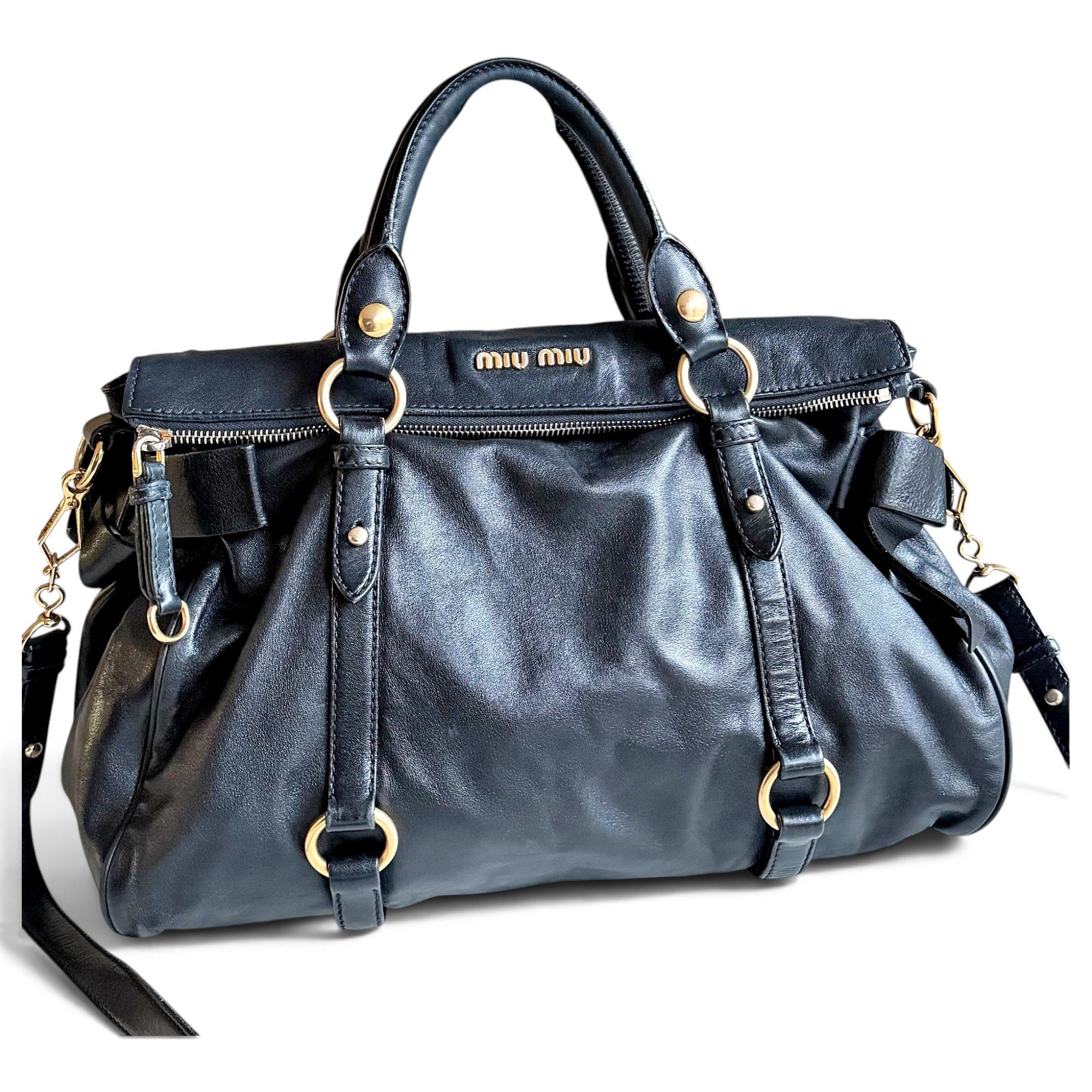 Miu Miu Bow bag leather handbag
