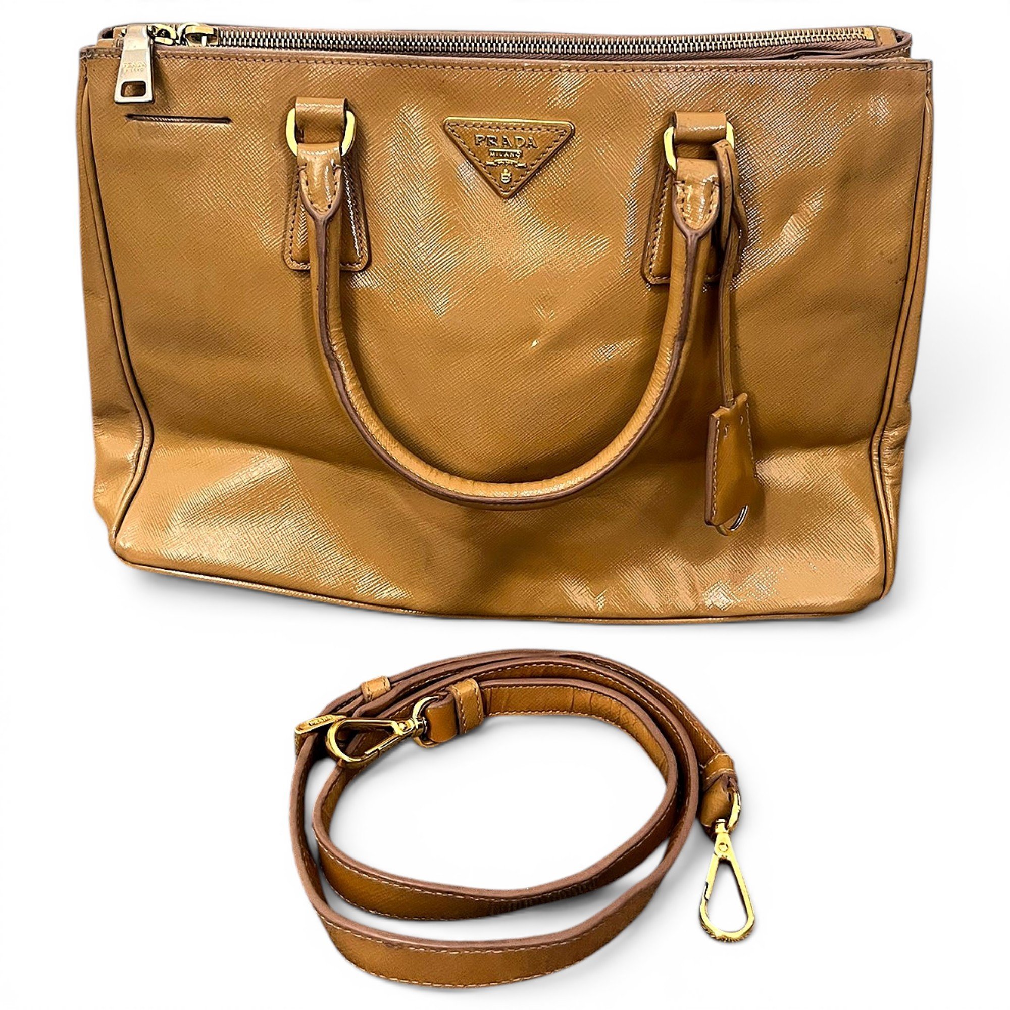 Leather handbag