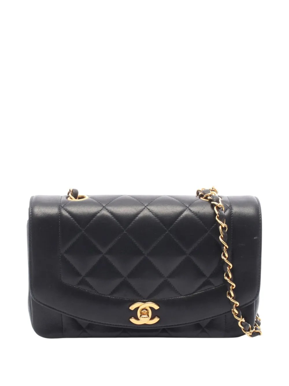 1996-1997 Small Lambskin Diana Flap crossbody bag