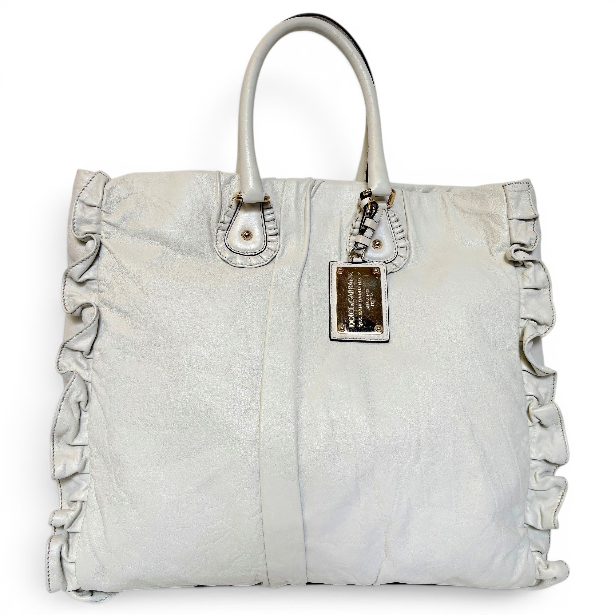 Leather tote