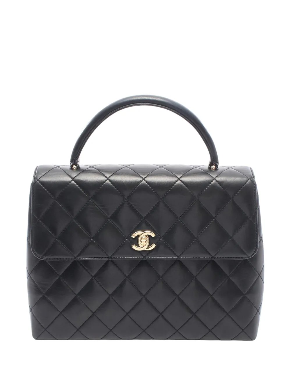 1997-1999 Quilted Lambskin Kelly Top Handle Bag handbag