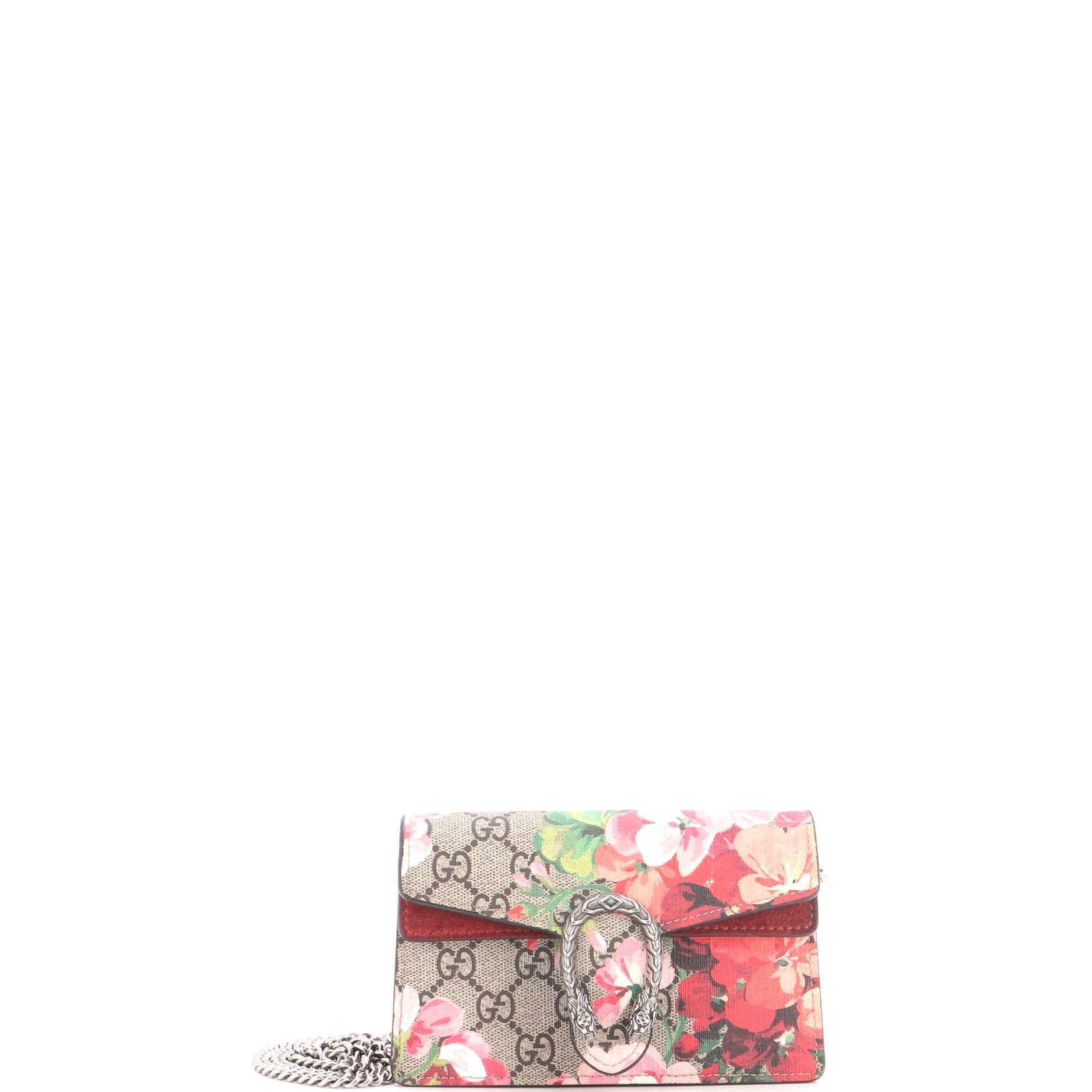 Dionysus Bag Blooms Print GG Coated Canvas Super Mini