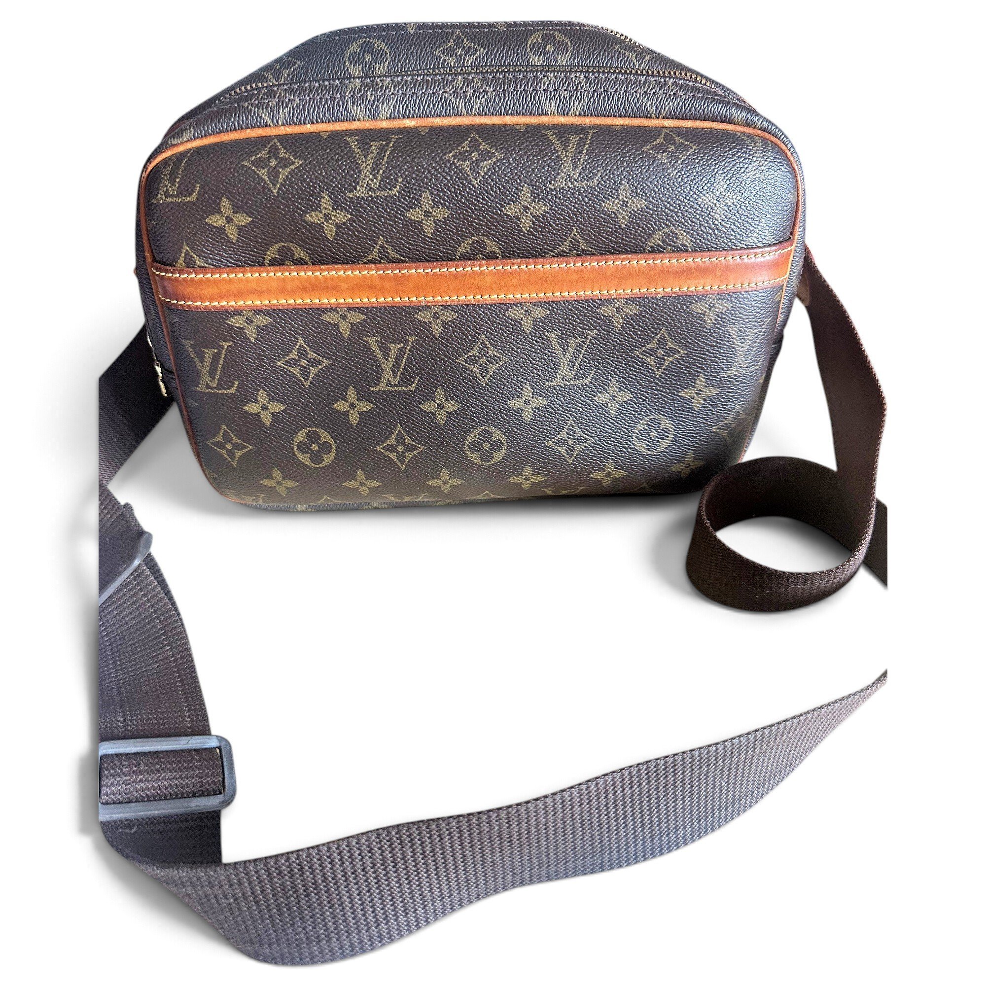 Reporter leather crossbody bag