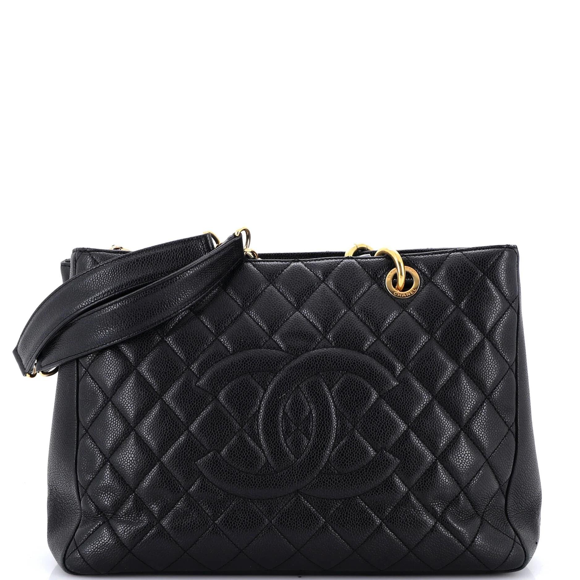 Classic CC Shopping leather tote