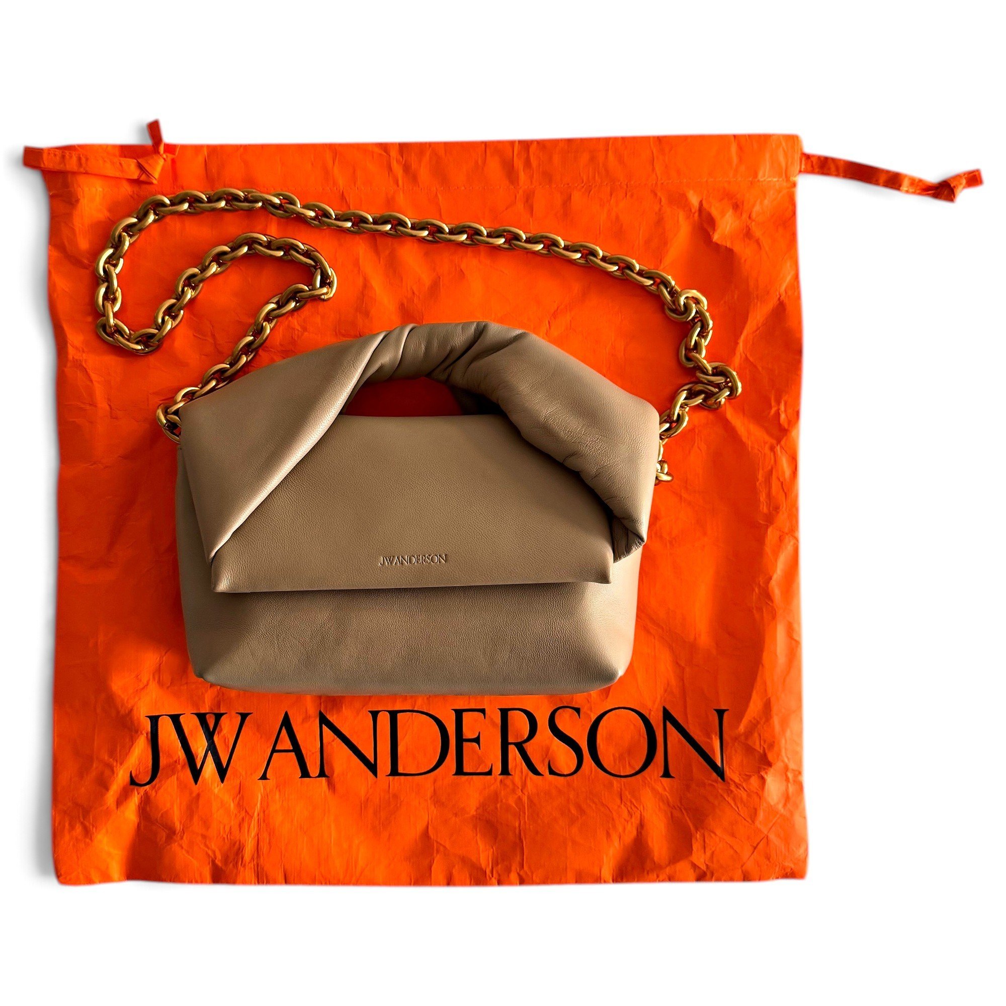 Twister leather handbag