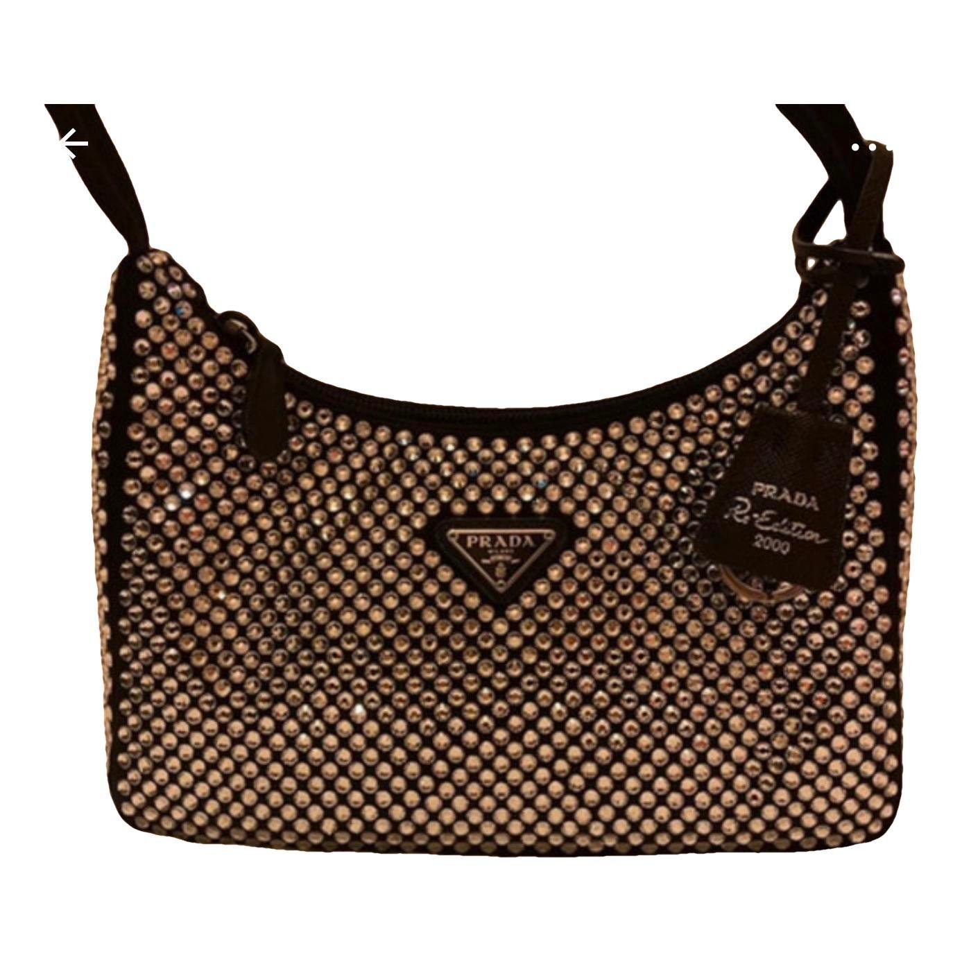 Re-Edition 2005 Zip glitter handbag