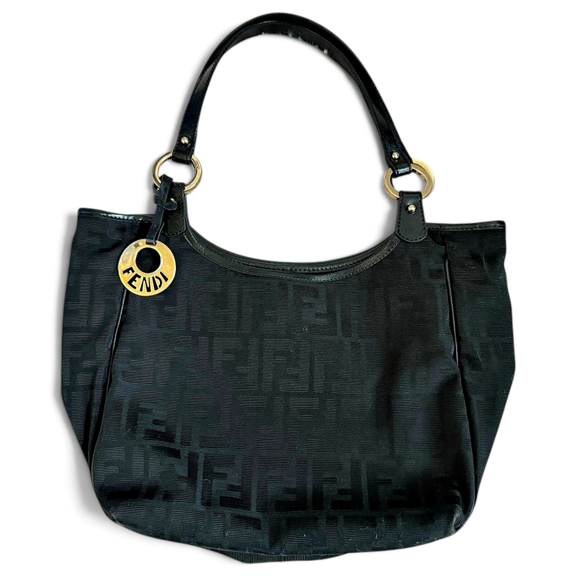 Croissant Vintage cloth handbag