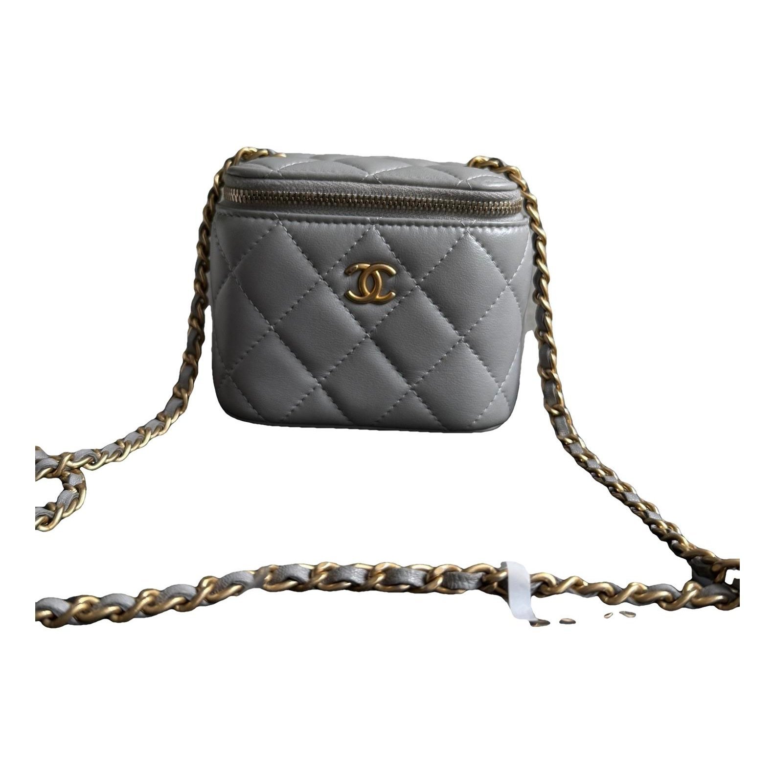 Trendy CC Vanity leather handbag