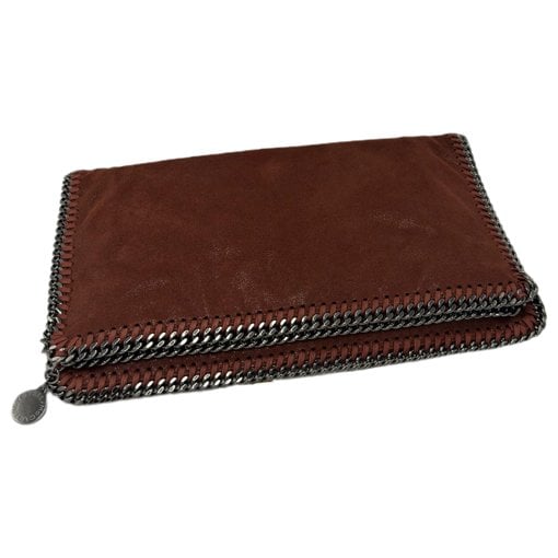 Falabella vegan leather clutch bag
