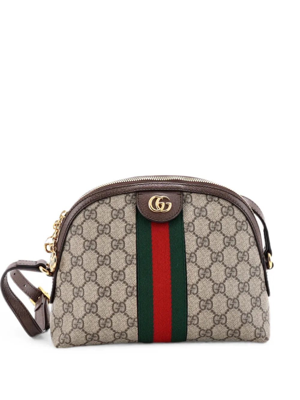 Ophidia Dome GG Coated Canvas Small shoulder bag