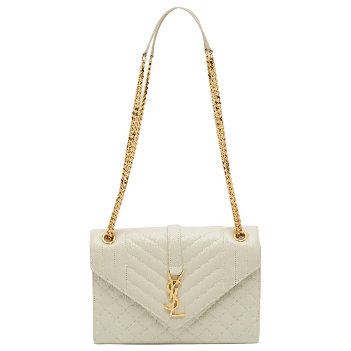 Envelope leather handbag