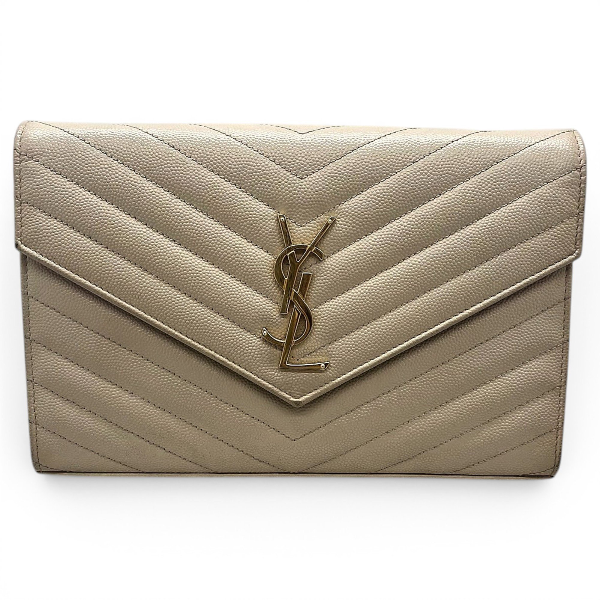 Portefeuille enveloppe leather handbag