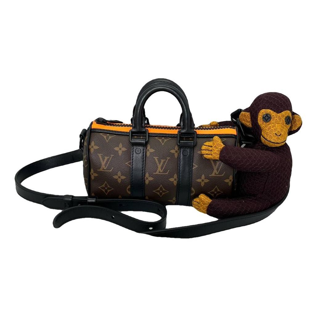 Keepall leather travel bag
