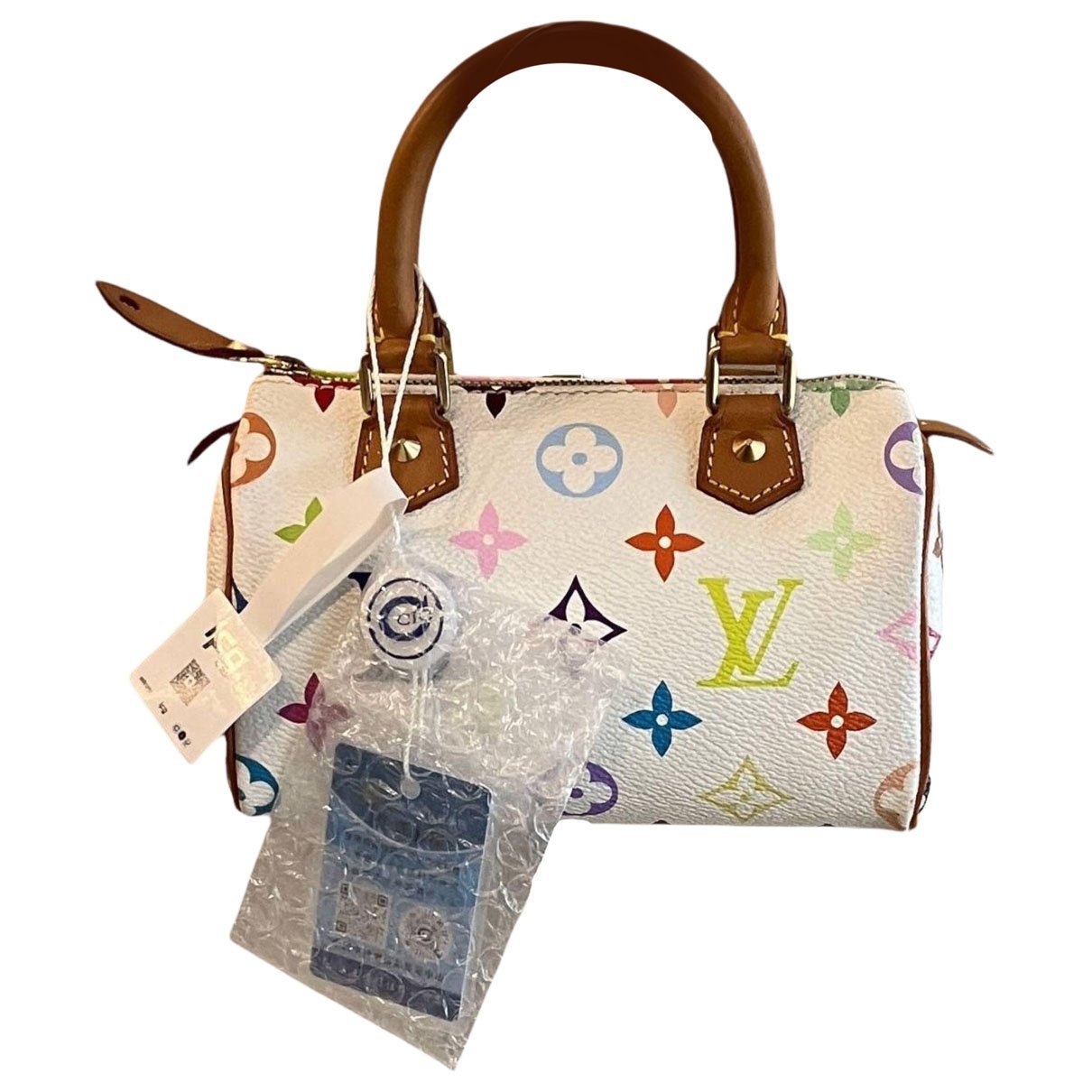 Louis Vuitton Nano Speedy / Mini HL leather bag