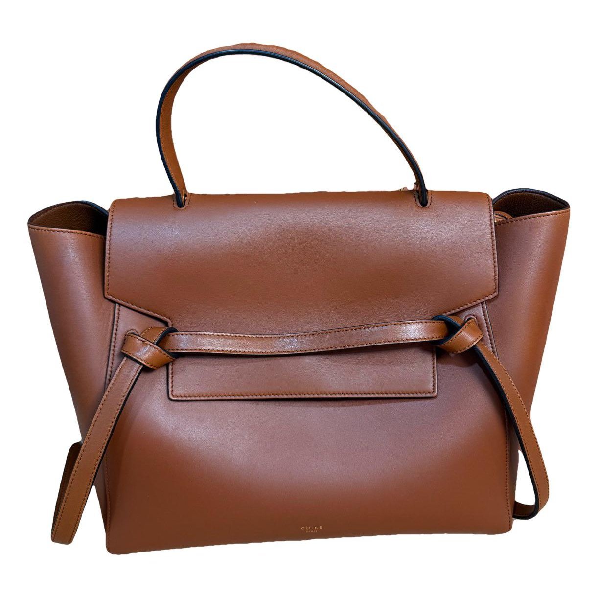 Belt leather handbag