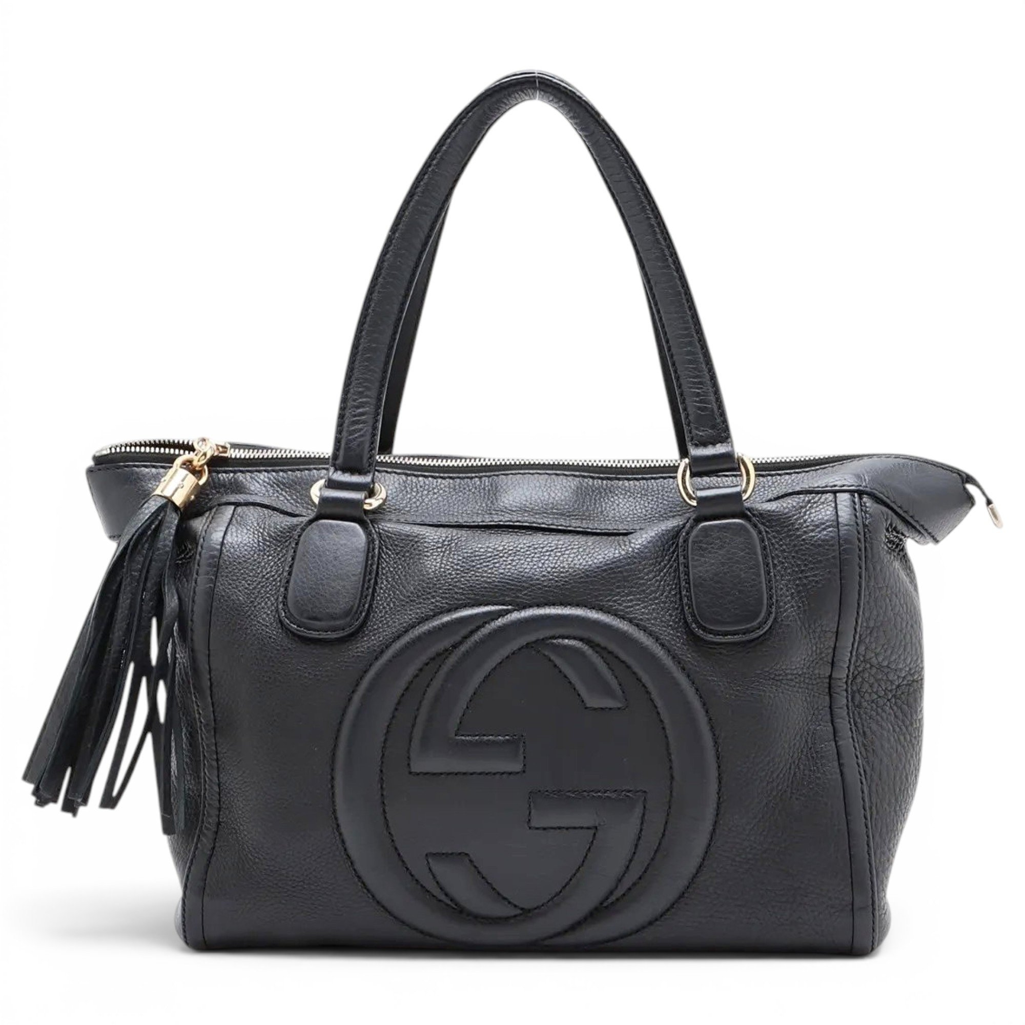 Soho Top Handle leather tote