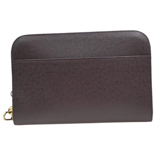 Louis Vuitton Pochette Trunk leather clutch bag