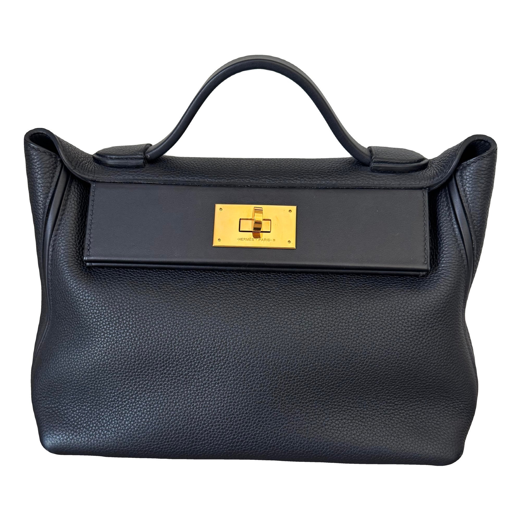 24/24 leather handbag