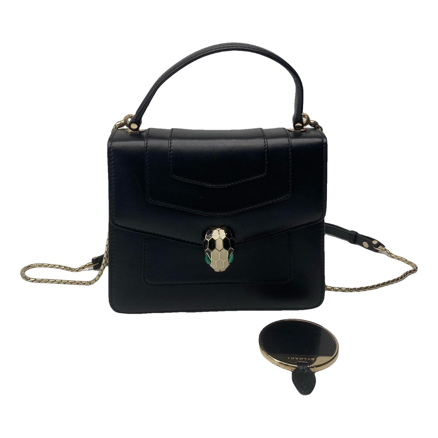 Bvlgari Serpenti leather handbag