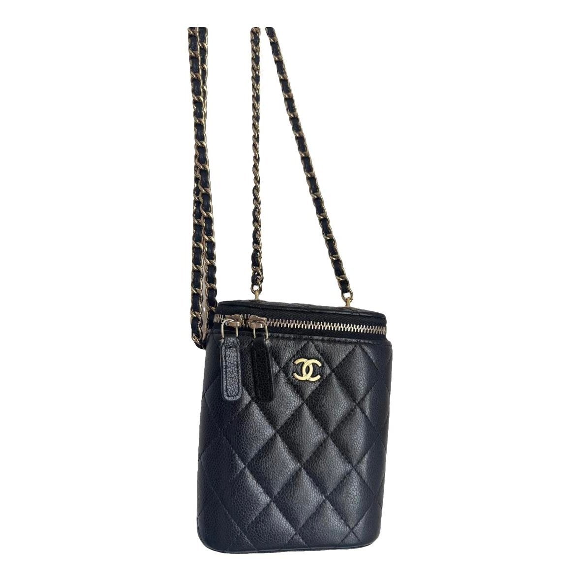 Trendy CC Vanity leather handbag