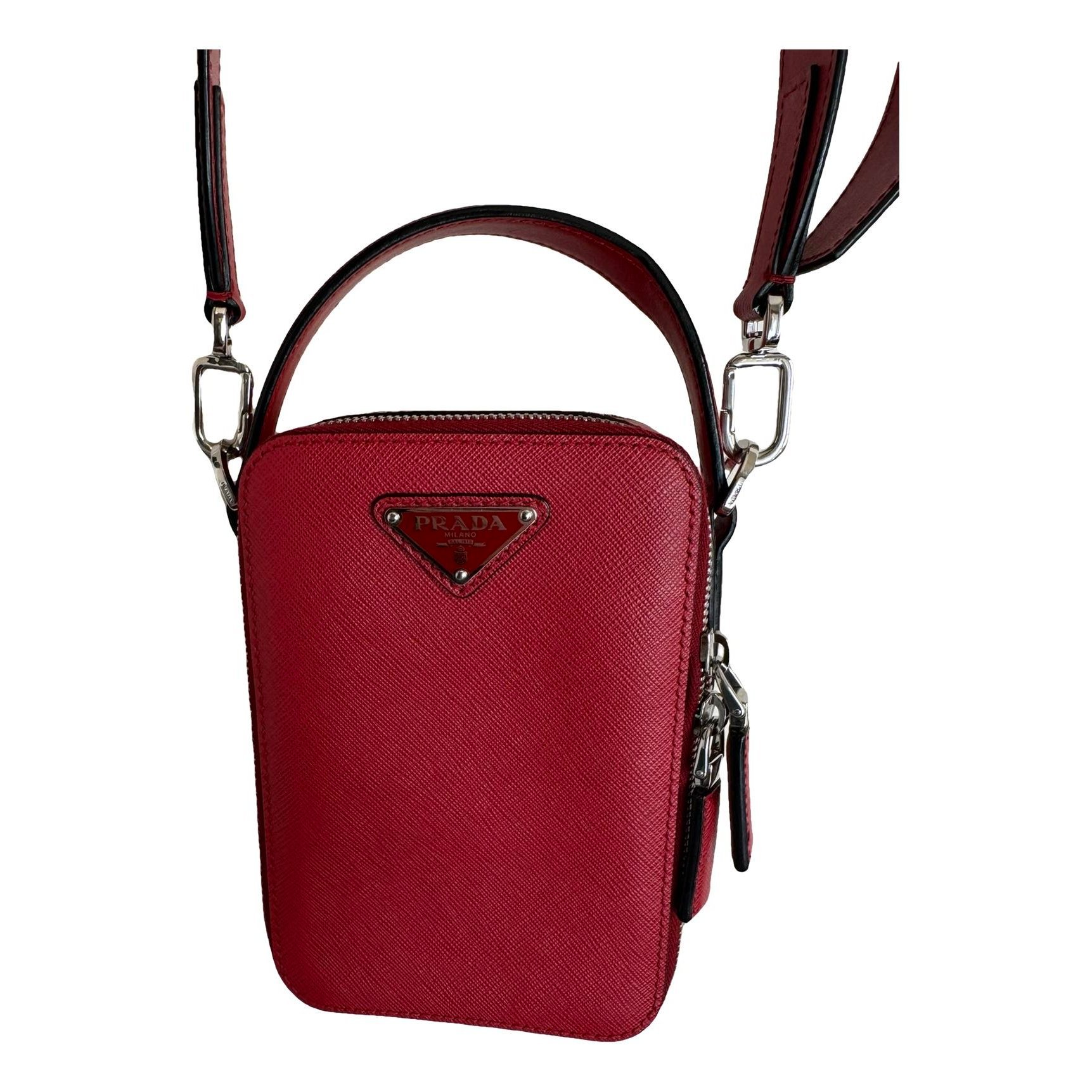 Leather crossbody bag