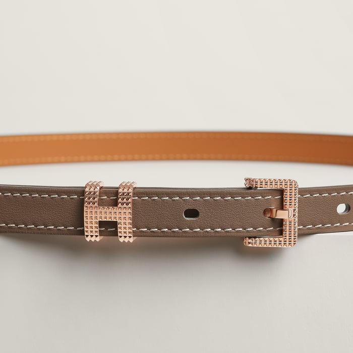 Étoupe Pop H Guillochee 15 Belt