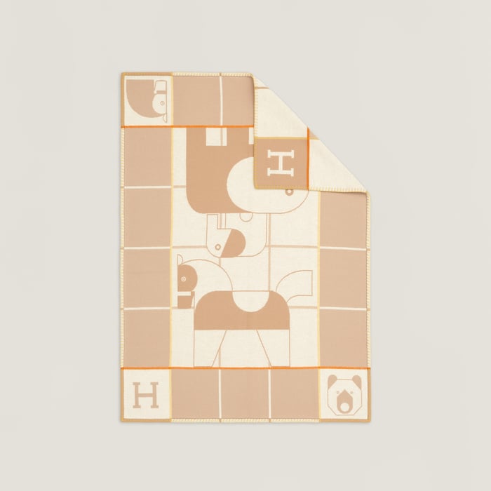 Avoine Animaux Blocks Blanket