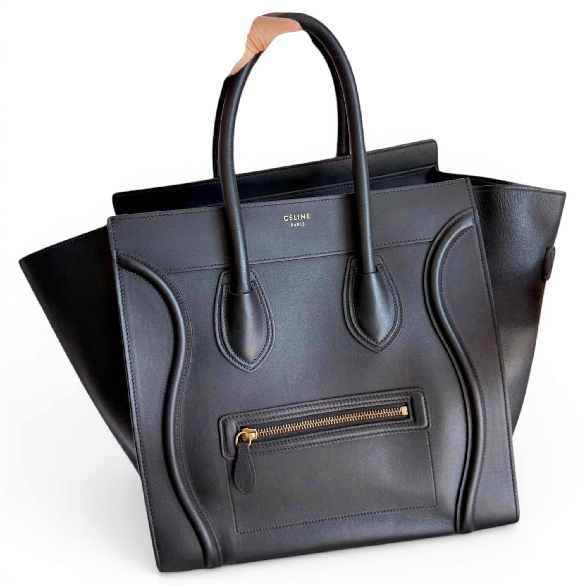 Luggage leather handbag
