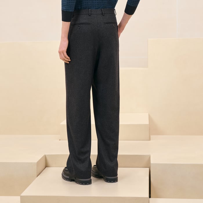 Anthracite Pleated Raspail Pants