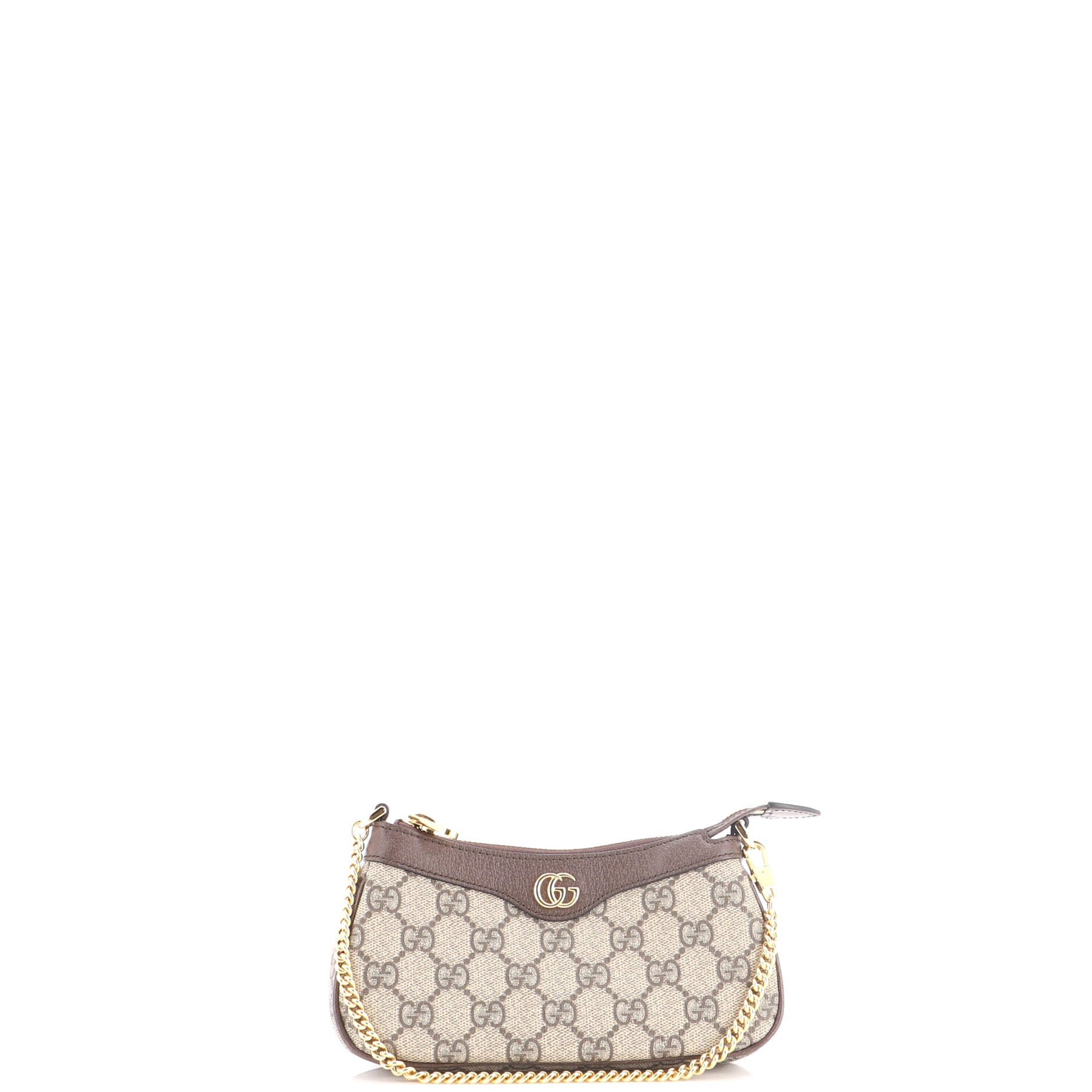 Ophidia Charm Shoulder Bag GG Coated Canvas with Leather Mini
