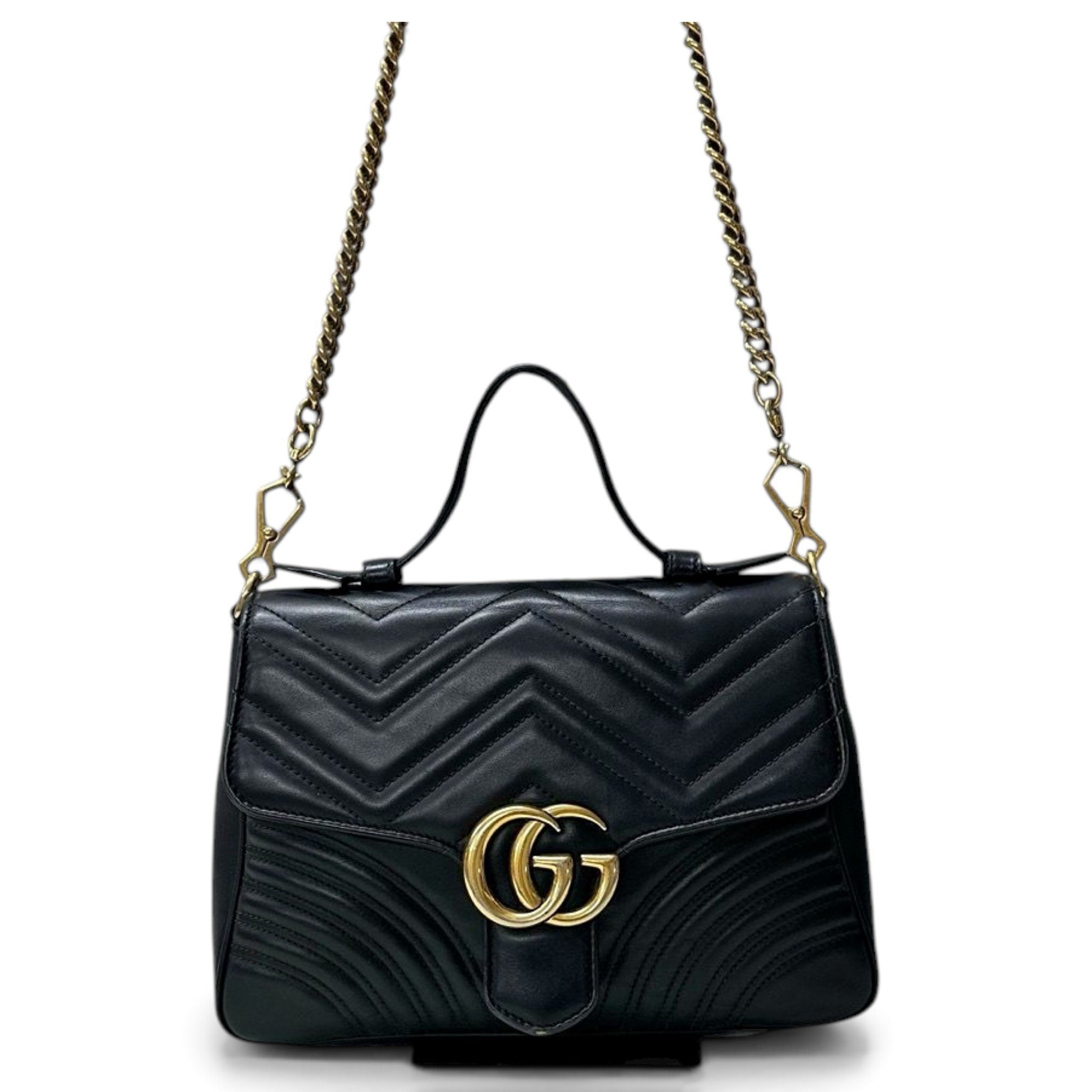 GG Marmont Flap leather handbag