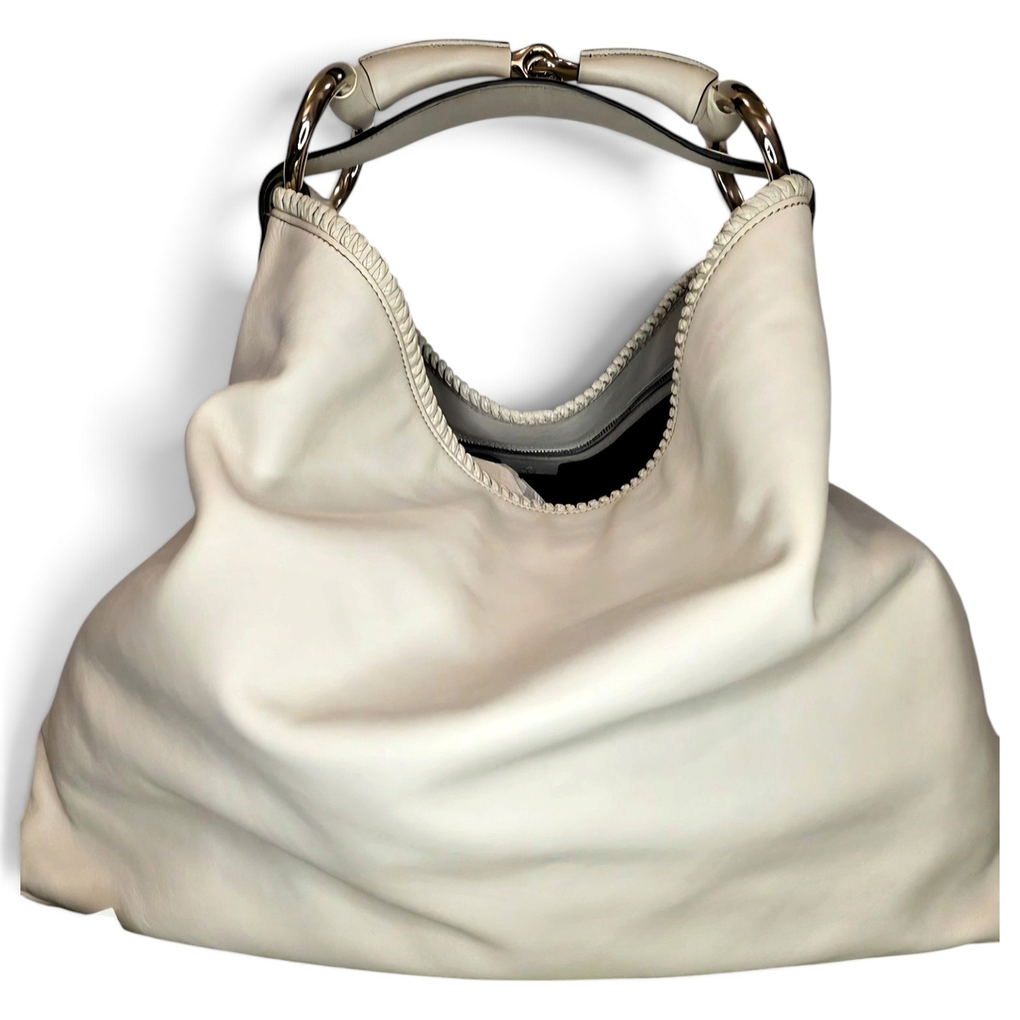 Hobo leather handbag