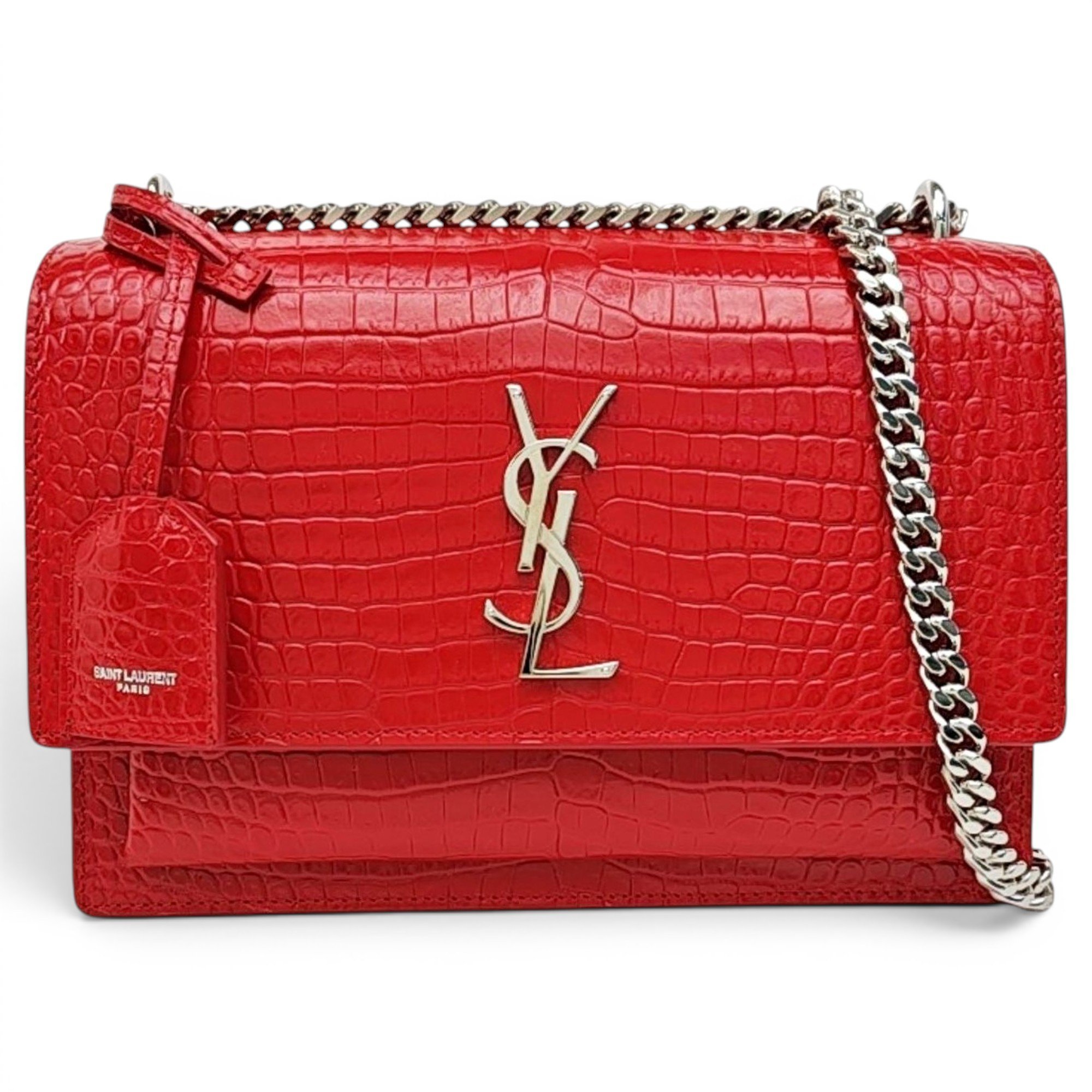 Sunset leather handbag