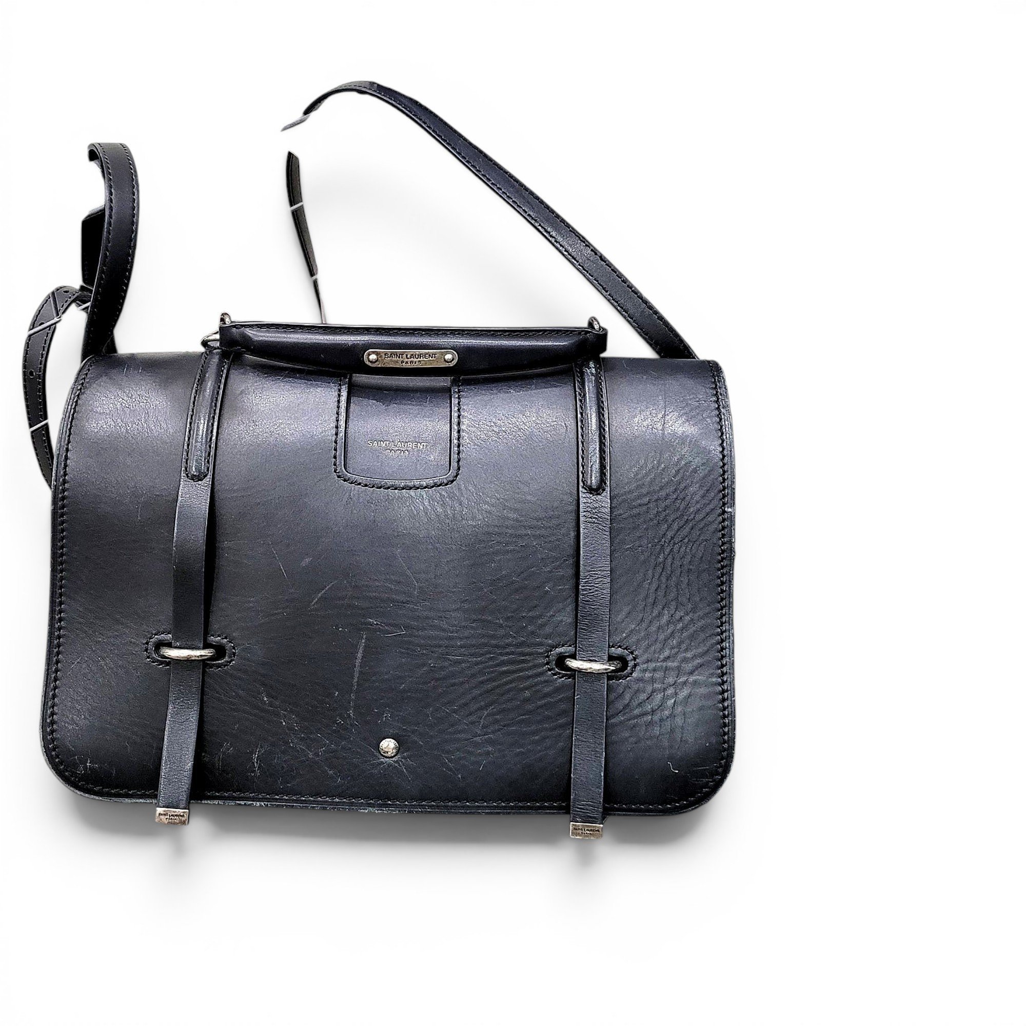 High School leather handbag