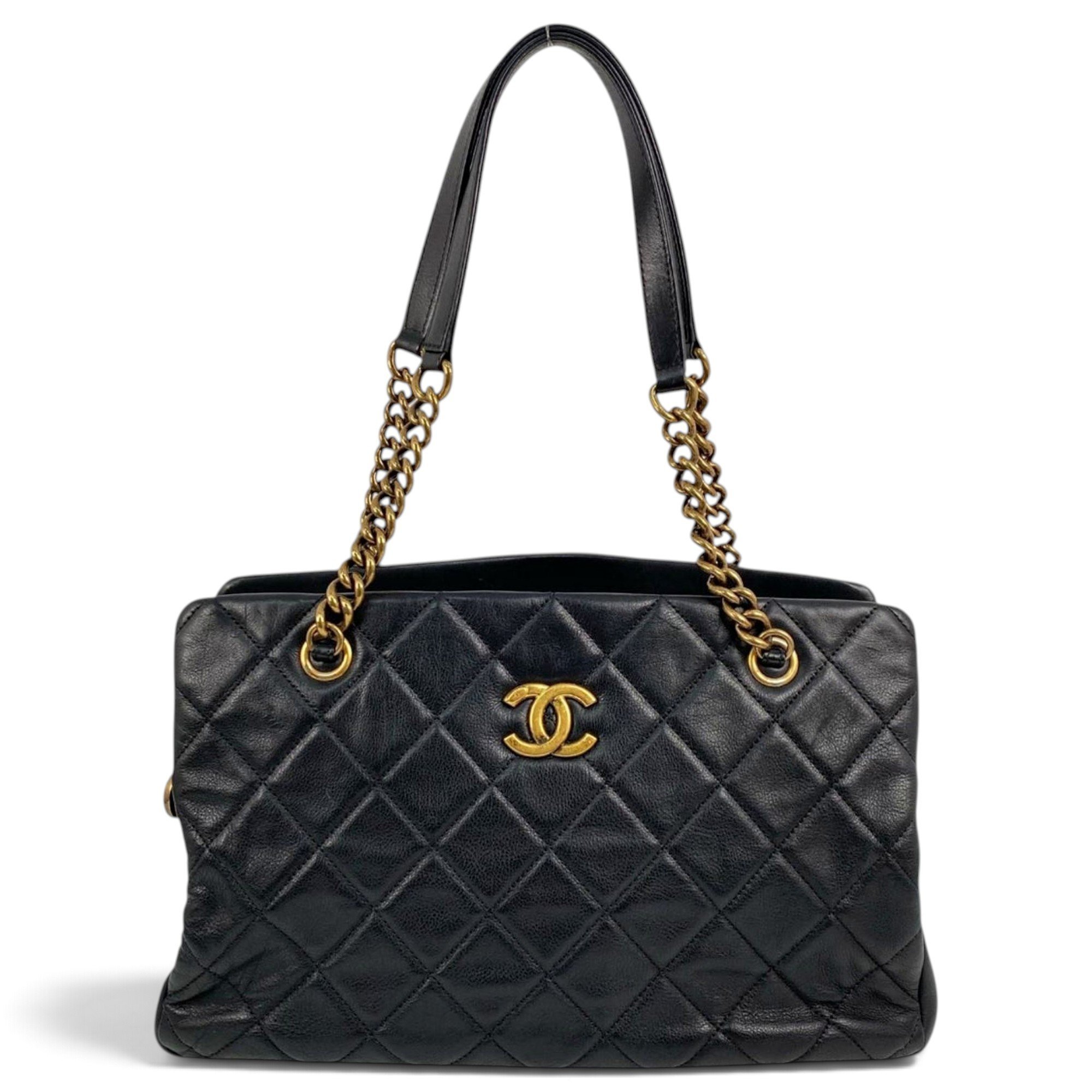 Leather tote