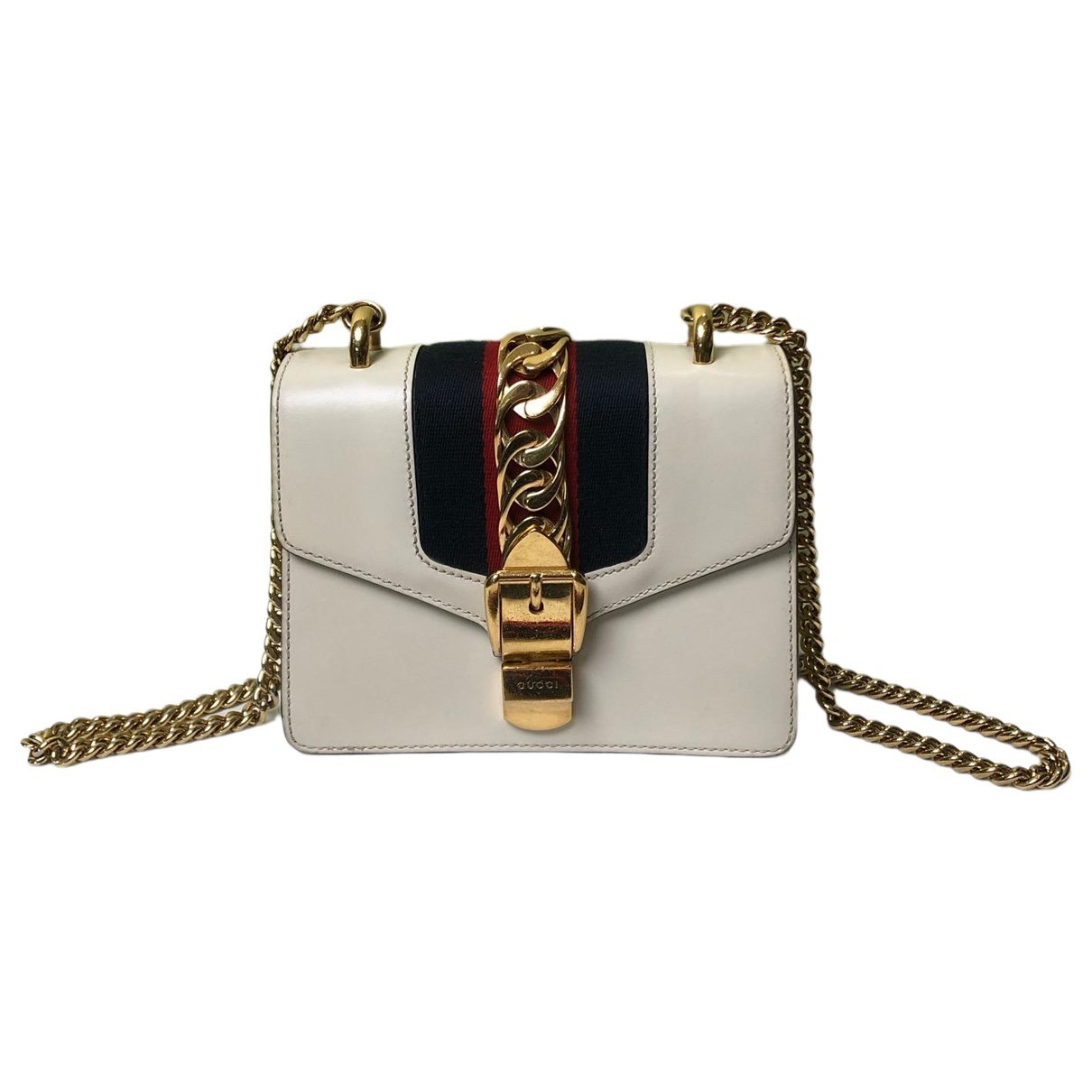 Sylvie Flap Chain leather handbag
