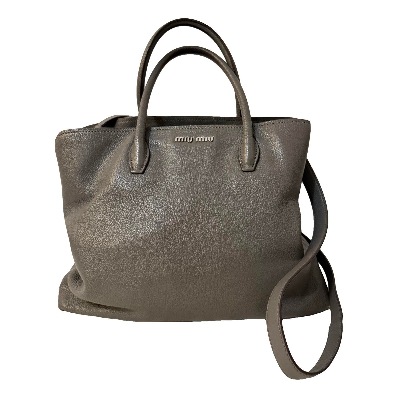 Leather tote