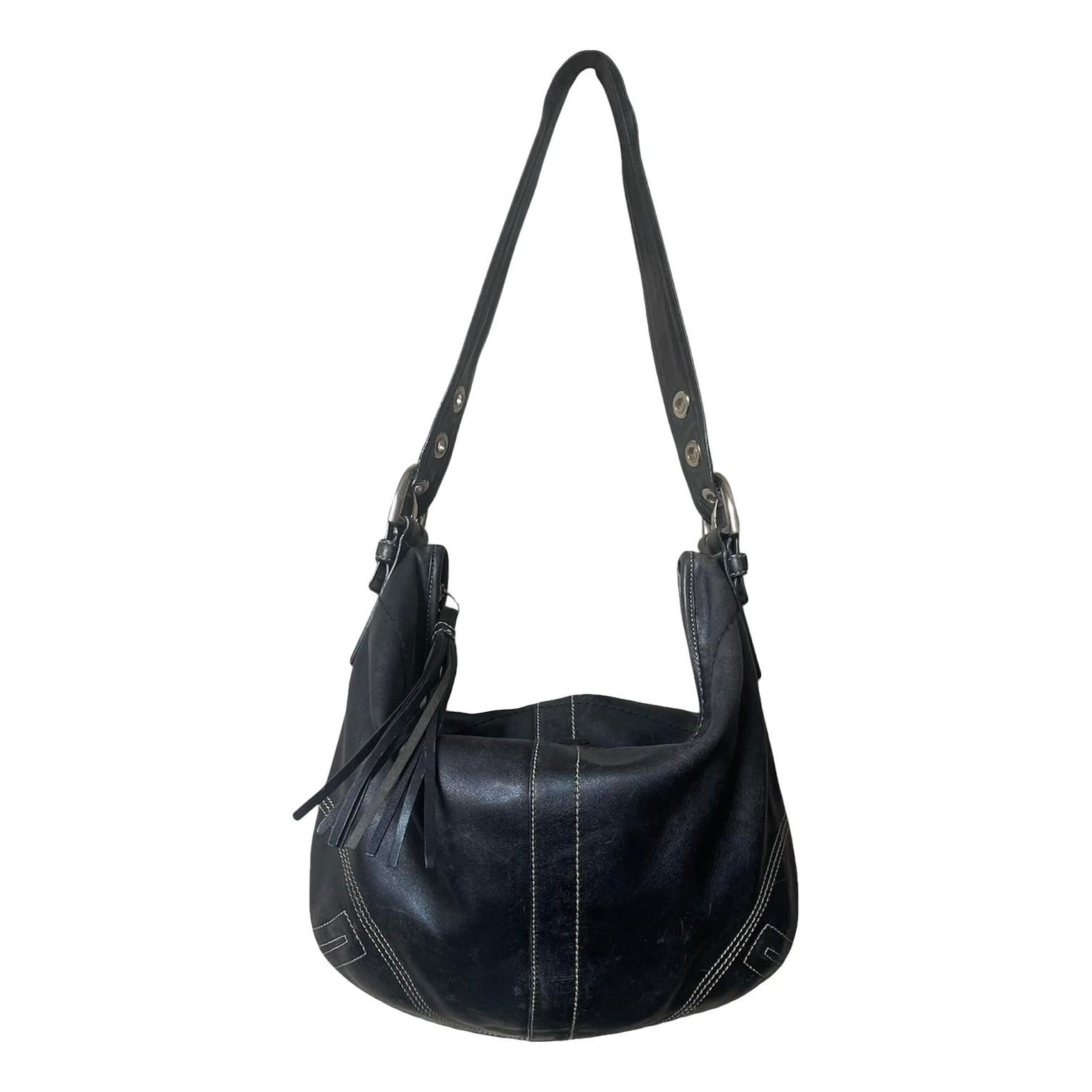 Hamilton Hobo leather handbag