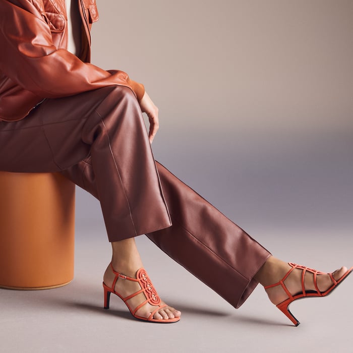 Orange H Nymphe 70 Sandal