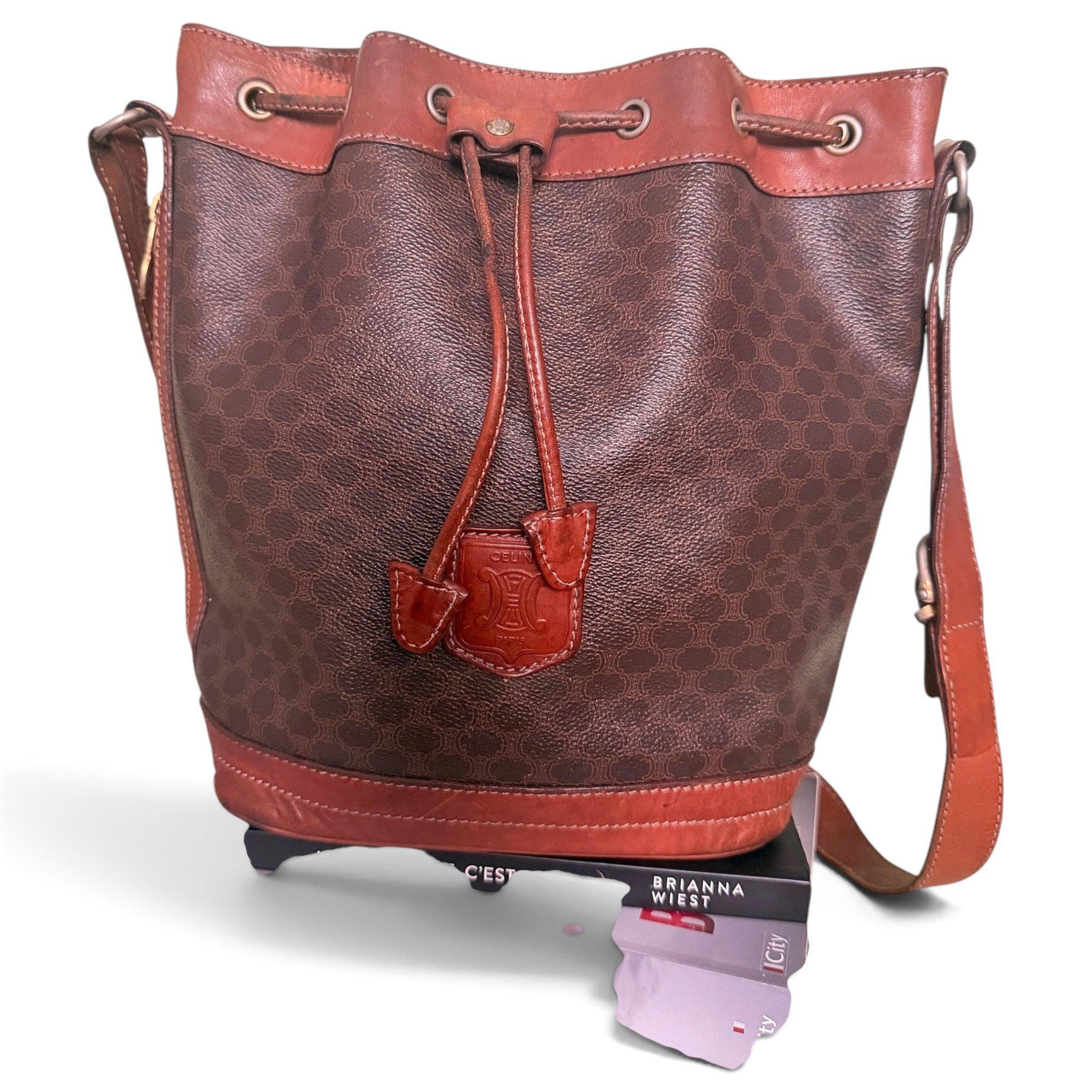 SAC SEAU leather handbag