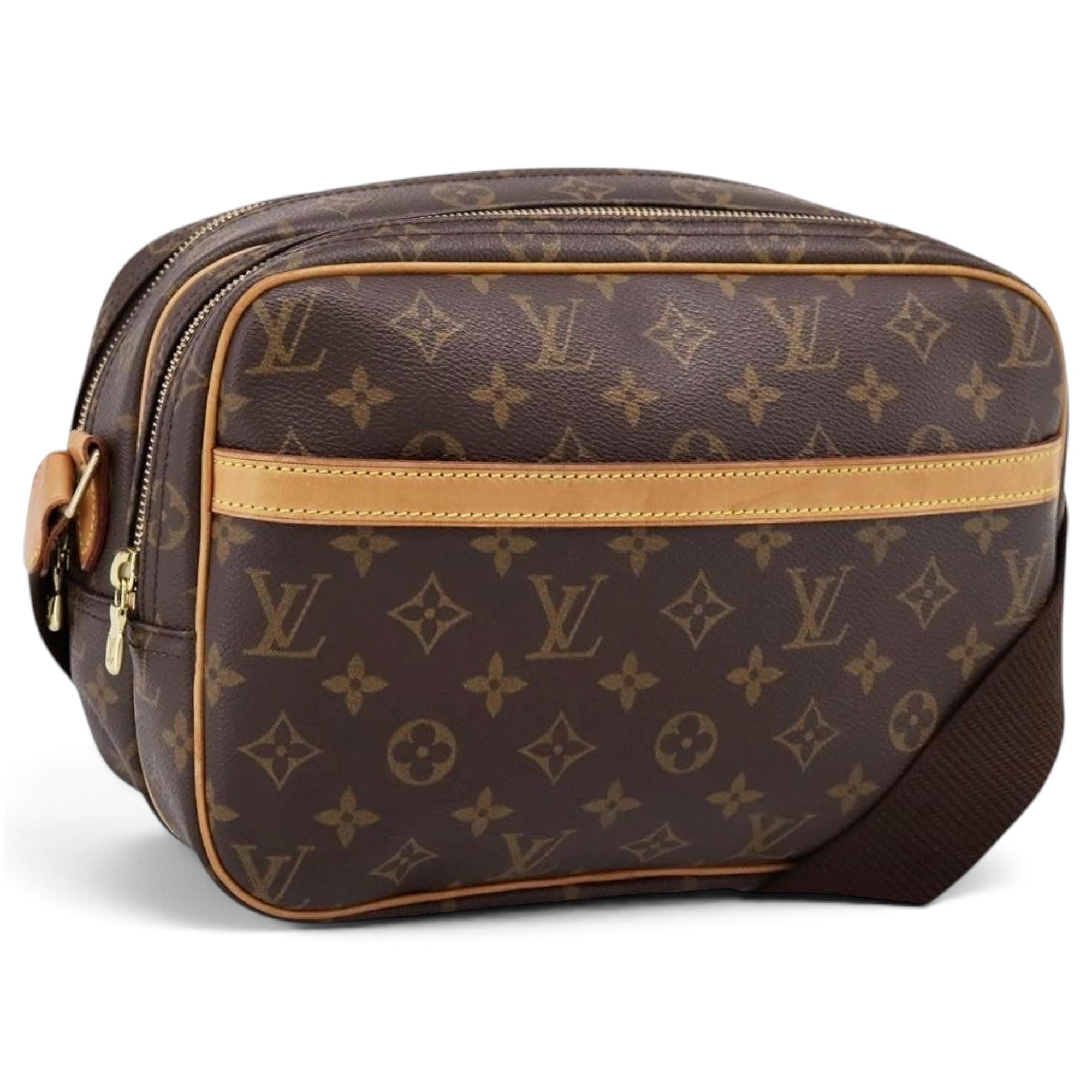 Reporter leather handbag