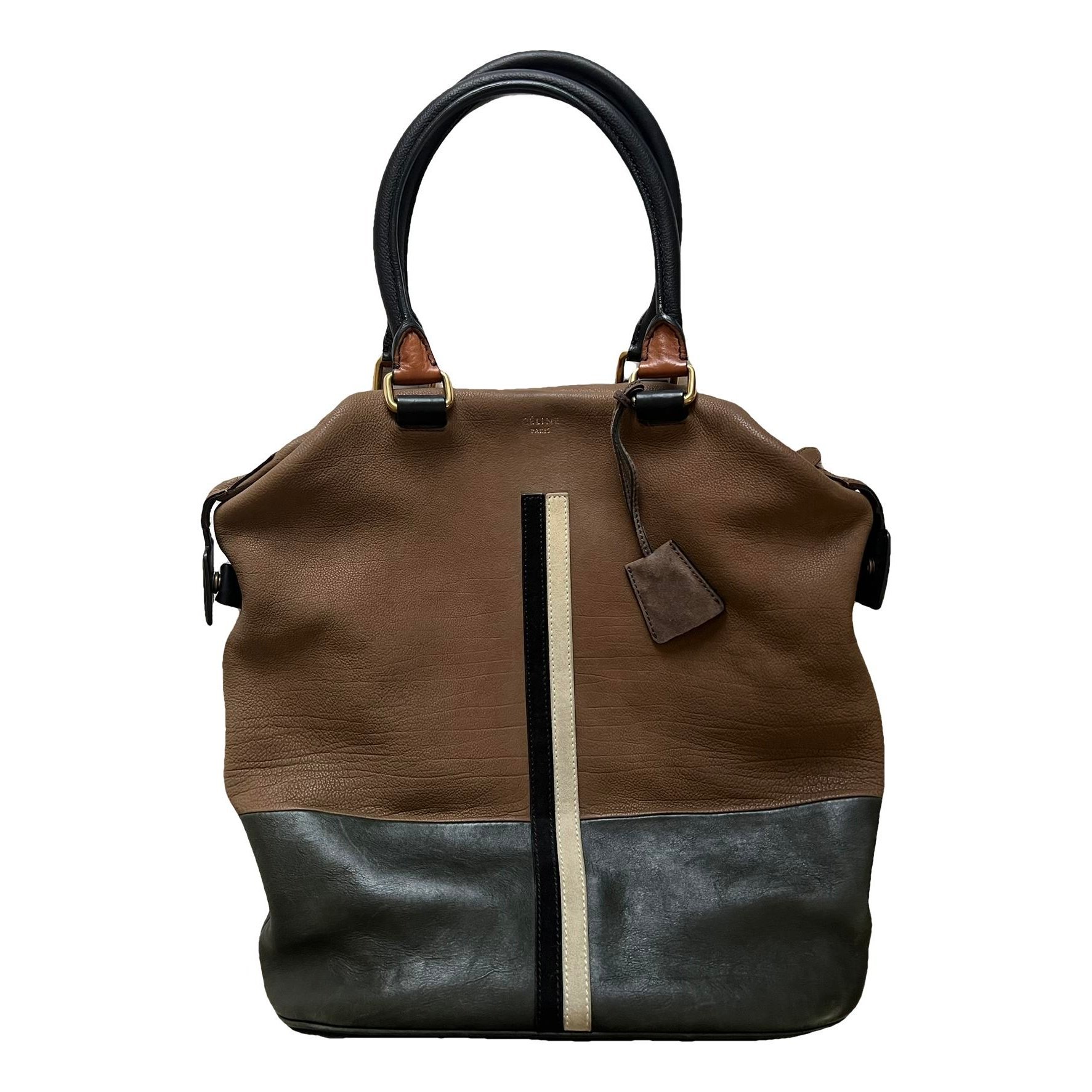 Cabas leather tote