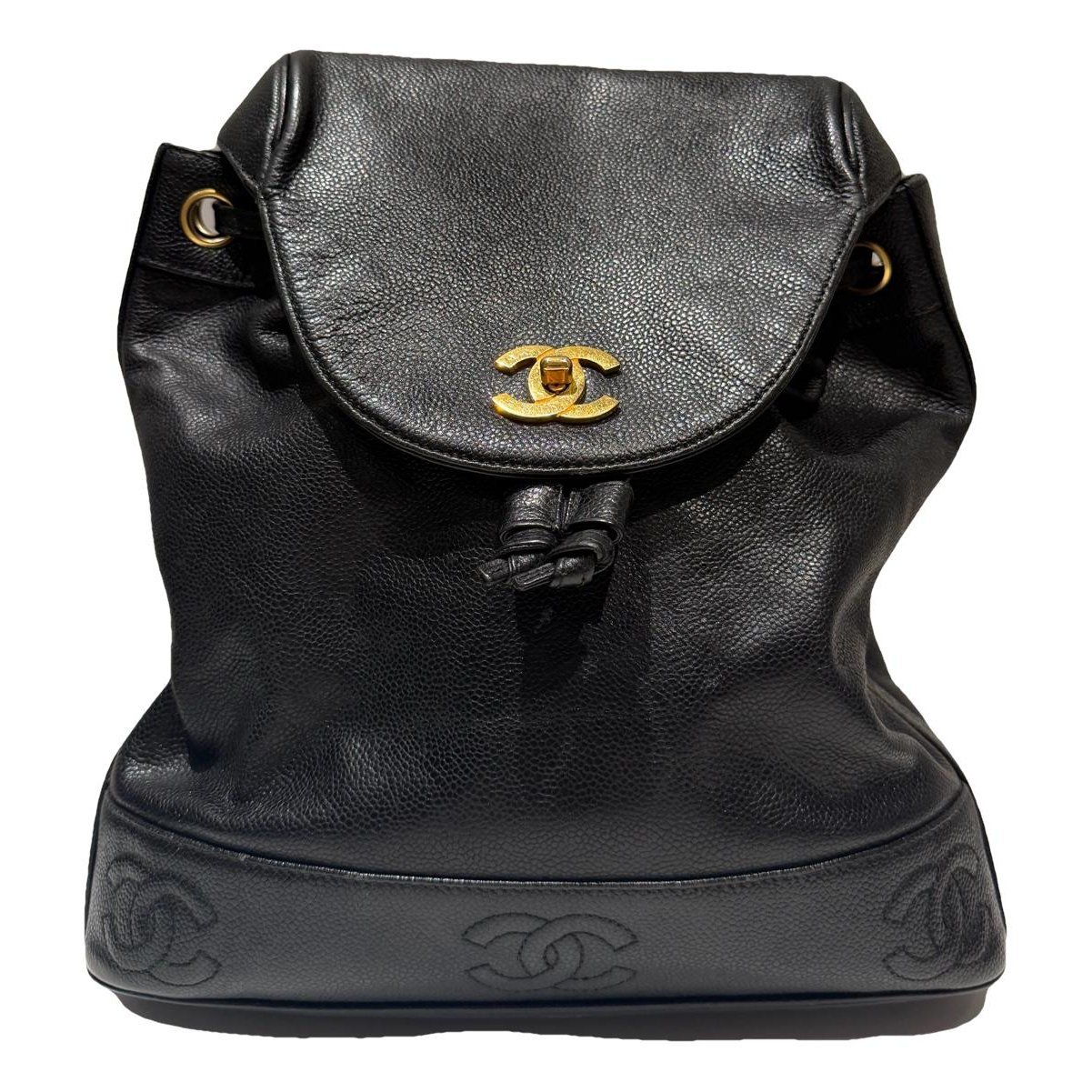 Leather backpack